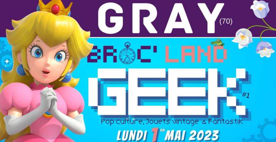 Affiche Broc'Land Geek Gray 2023
