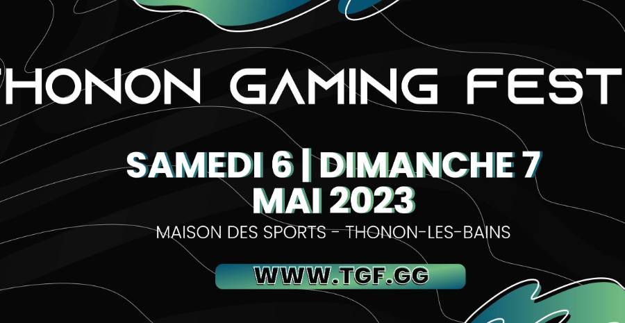Affiche Thonon Gaming Fest 2023