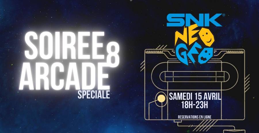 Affiche Soirée Arcade 8 hors série NeoGeo