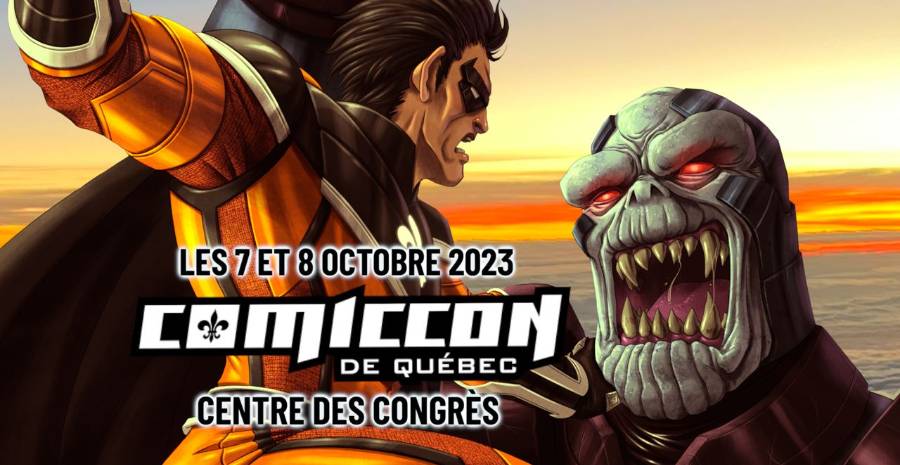 Affiche Comiccon de Québec 2023 - neuvième édition