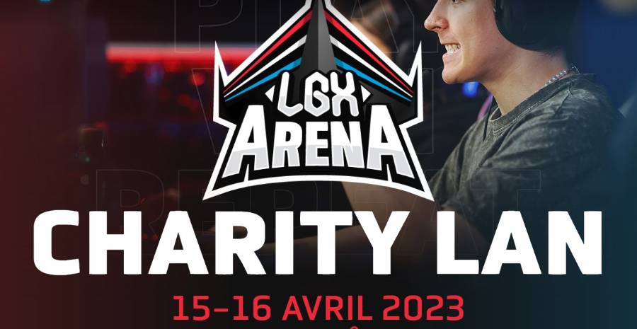 Affiche LGX Arena - Charity Lan