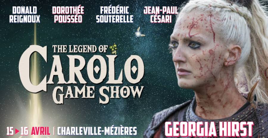Affiche Carolo Game Show 2023 - Pop culture et jeux vidéo