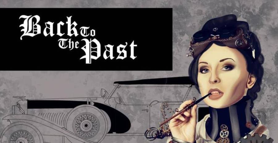 Affiche Back to the past 2023 - Marché de Steampunk