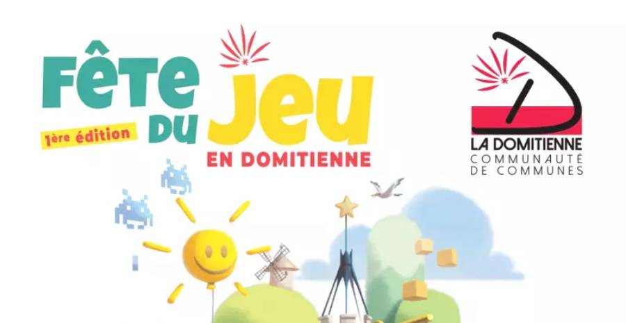 Affiche Fête du Jeu en Domitienne 2023 Affiche Fête du Jeu en Domitienne 2023