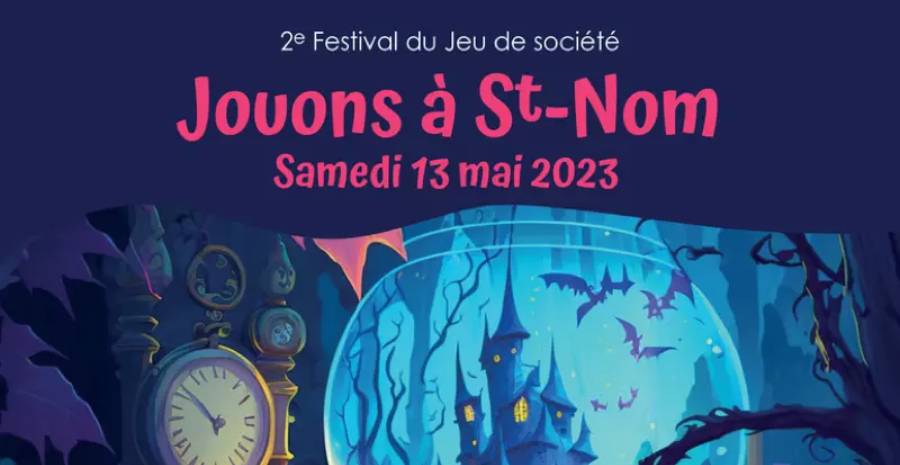 Affiche Jouons à Saint-Nom 2023 Affiche Jouons à Saint-Nom 2023