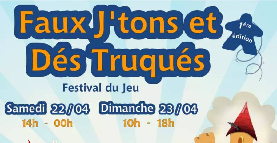 Affiche Faux j'tons et Dés Truqués 2023