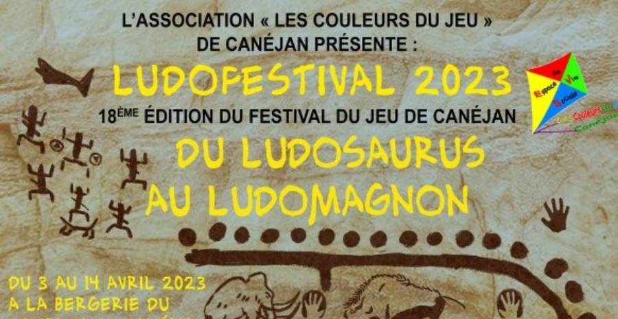 Affiche Ludofestival de Canejan 2023