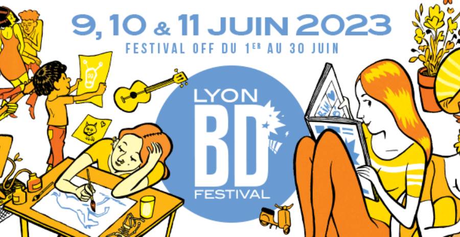 Affiche Lyon BD Festival 2023 - 18ème édition