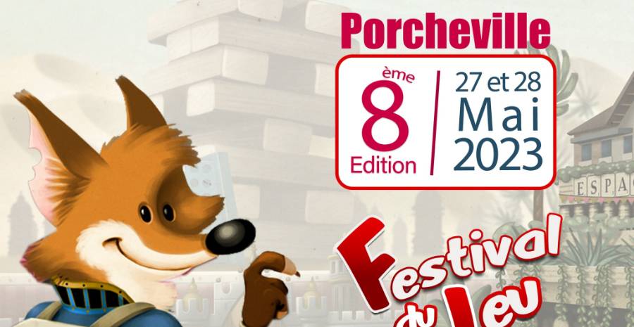 Affiche Festival du jeu de Porcheville 2023