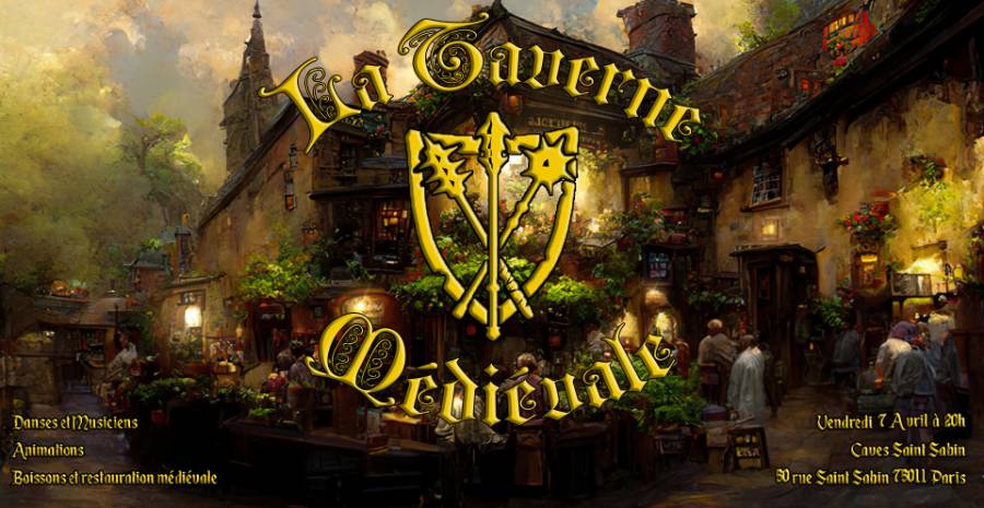 Affiche La Taverne Médiévale 2023 - La Printaverne