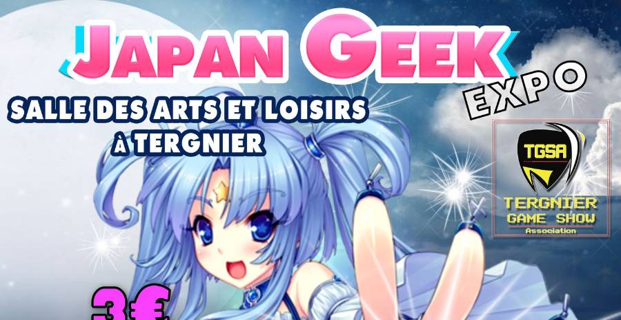 Affiche Japan Geek Expo Tergnier 2023 Affiche Japan Geek Expo Tergnier 2023