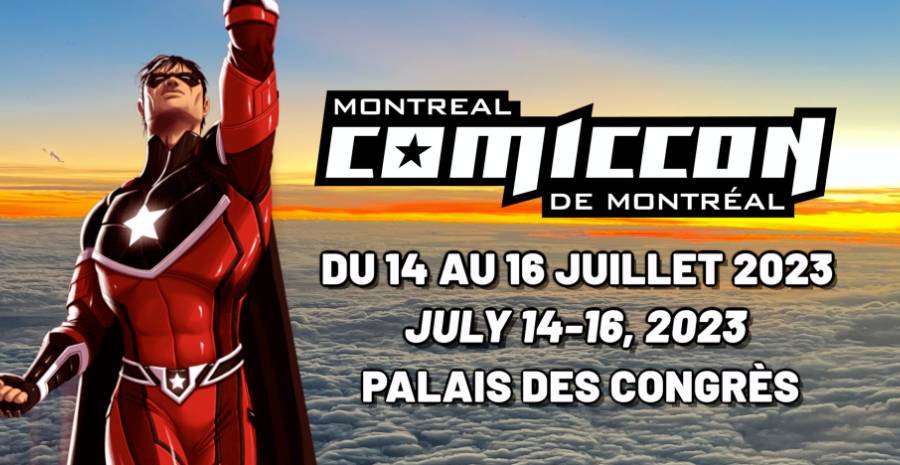 Affiche Comiccon de Montréal 2023
