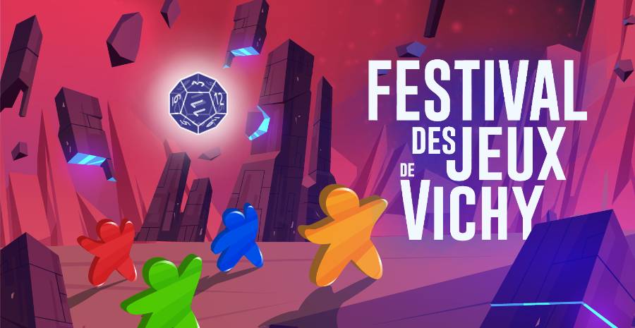Affiche Festival des jeux de Vichy 2023 - 6ème édition