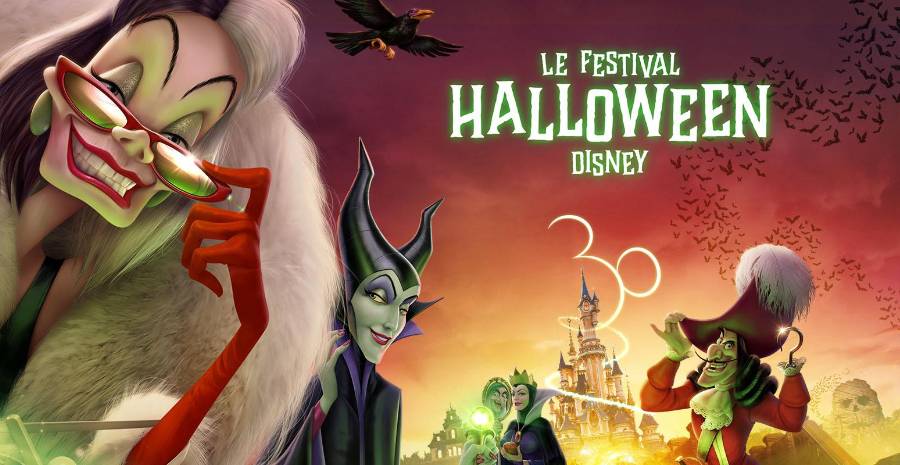 Affiche Festival Halloween Disneyland Paris 2023