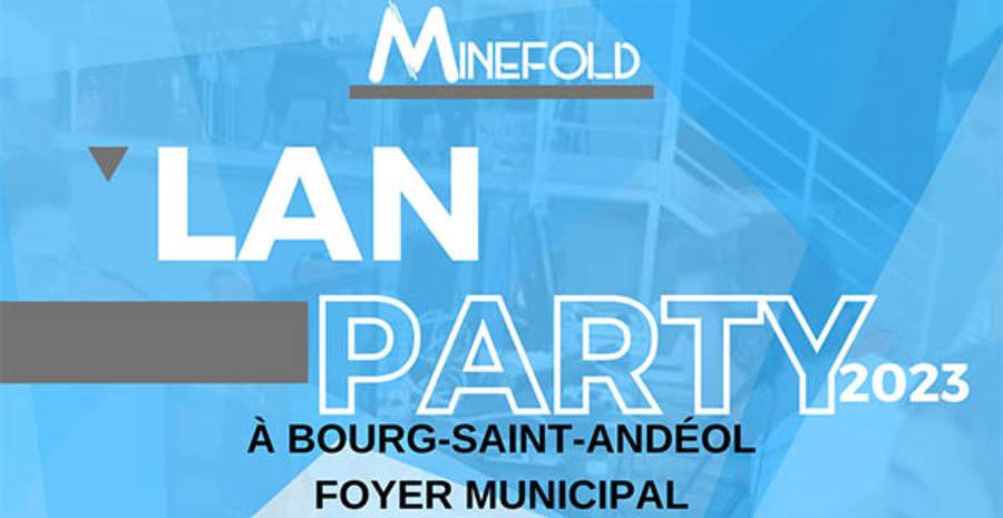 Affiche Minefold LAN Party 2023