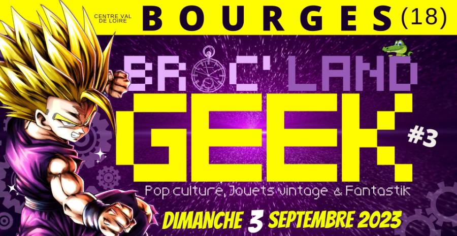 Affiche Broc'Land Geek - Bourges 2023