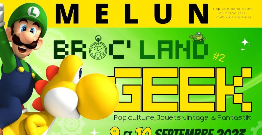 Affiche Broc'Land Geek - Melun 2023