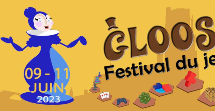 Affiche Gloose 2023 - Festival du jeu d'Albi