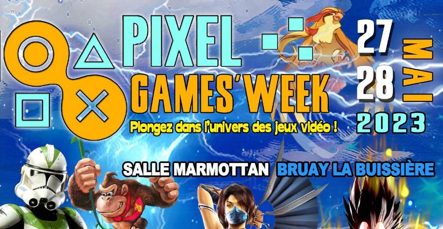 Affiche Pixel Games Week 2023