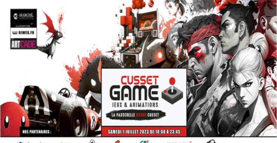 Affiche Cusset Game 2023