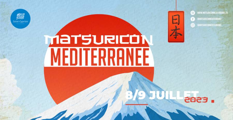 Affiche MatsuriCon Méditerranée