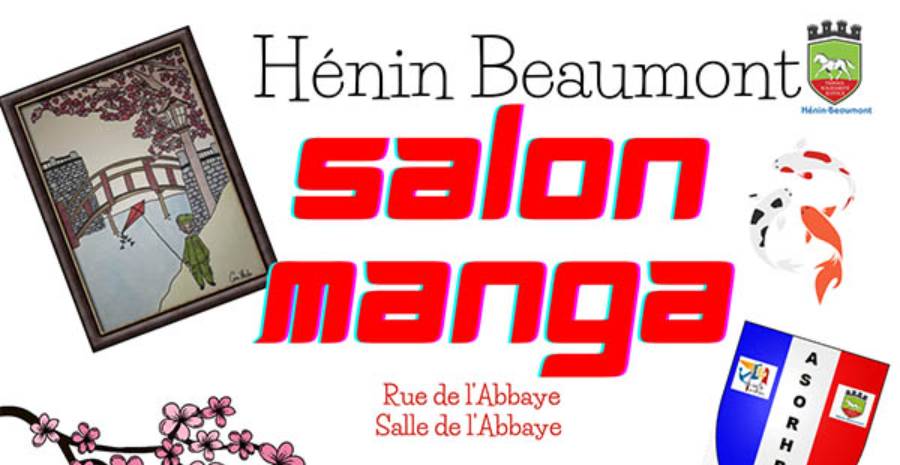Affiche Salon Manga d'Hénin Beaumont 2023