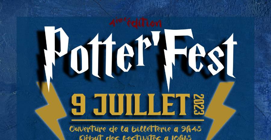 Affiche Potter'fest Festival Tours 4éme édition