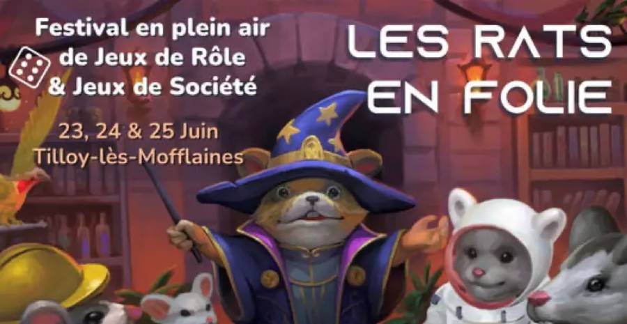 Affiche Festival Les Rats En Folie 2023