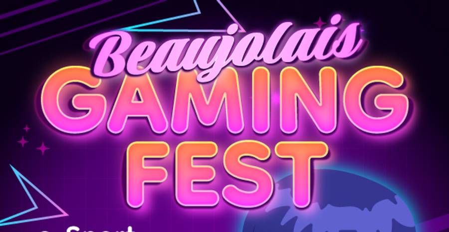 Affiche Beaujolais Gaming Fest 2023