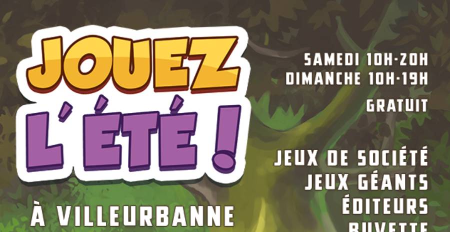 Affiche Jouez l'été 2023 Affiche Jouez l'été 2023