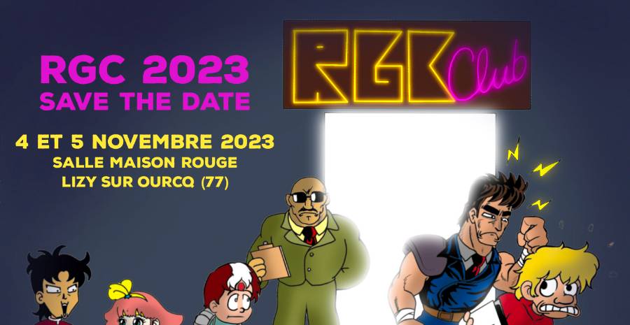 Affiche RGC 2023 - 15ème édition de la Retro Gaming Connexion