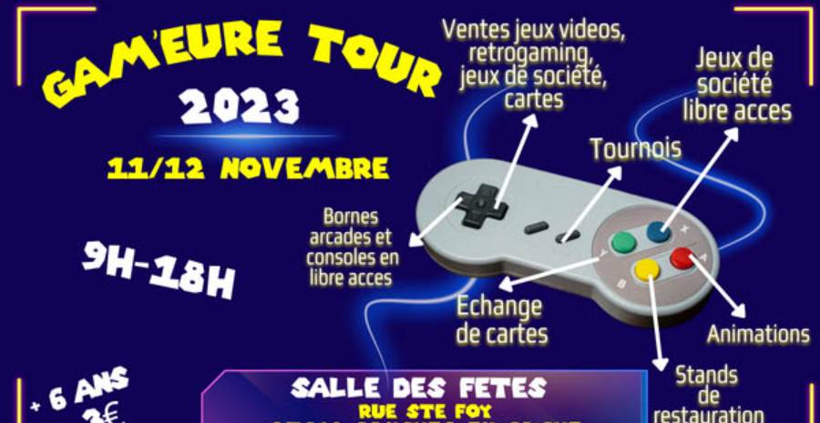 Affiche Game'Eure Tour 2023