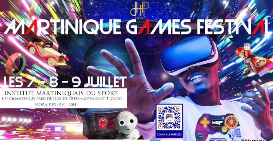 Affiche Martinique Games Festival 2023