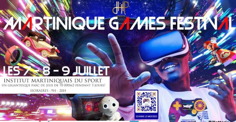 Affiche Martinique Games Festival 2023 Affiche Martinique Games Festival 2023