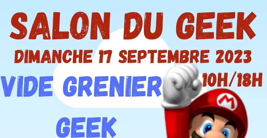 Affiche Salon Du Geek Listrac-Médoc 2023