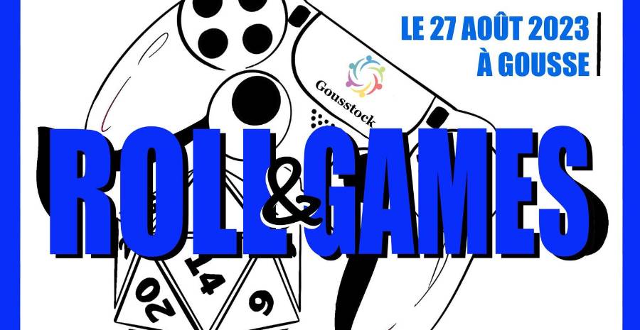 Affiche Roll & Games 2023