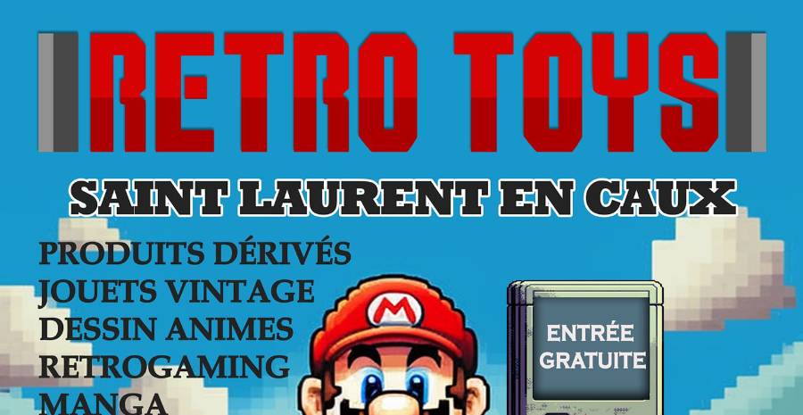 Affiche Retro Toys Saint-Laurent-en-Caux