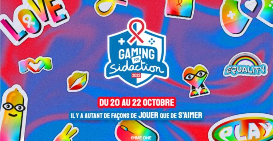 Affiche Gaming For Sidaction 2023