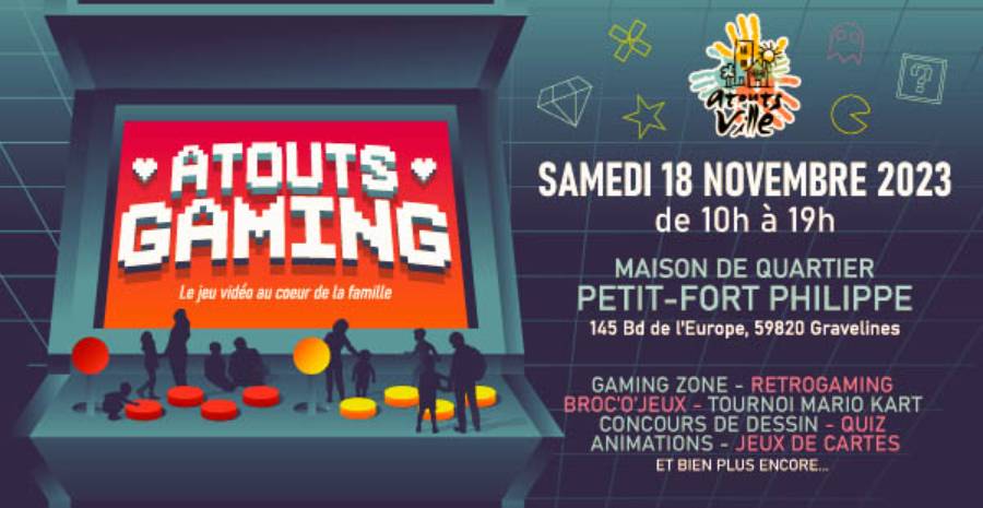 Affiche Atouts Gaming 2023