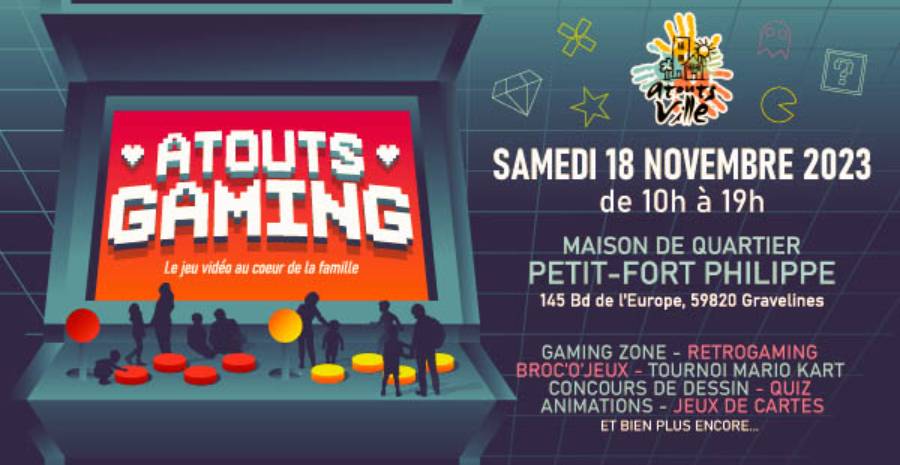 Affiche Atouts Gaming 2023 Affiche Atouts Gaming 2023