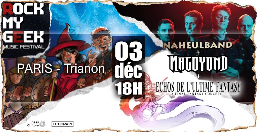 Affiche Rock My Geek Music Festival 2023