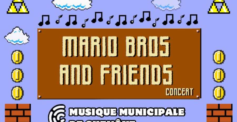 Affiche Concert Mario Bros and Friends