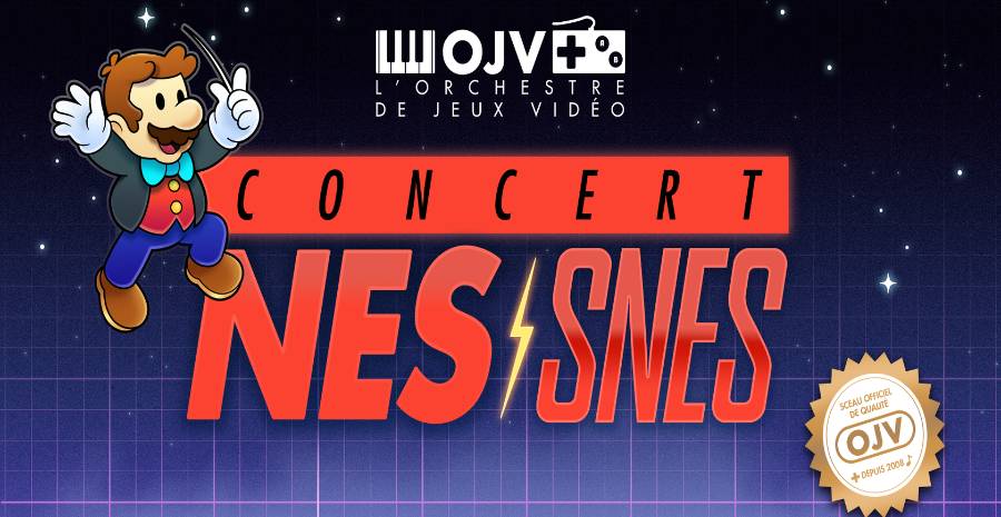Affiche Concert NES/SNES