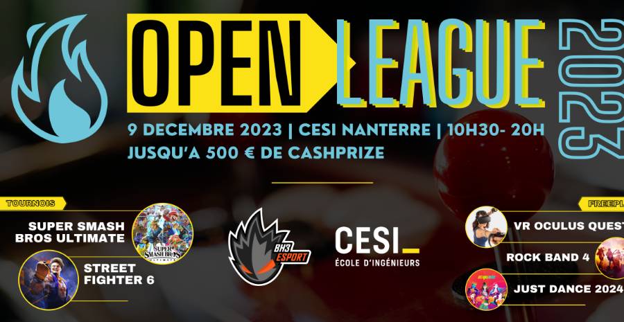 Affiche Open League 2023