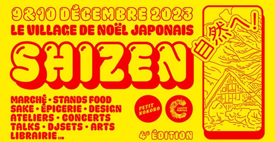 Affiche Shizen 2023 - Village de Noël Japonais