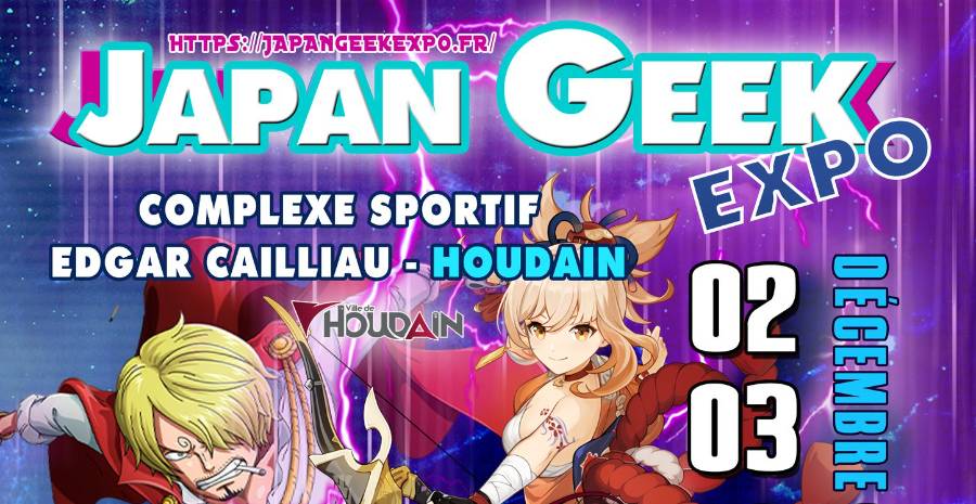 Affiche Japan Geek Expo Houdain Affiche Japan Geek Expo Houdain