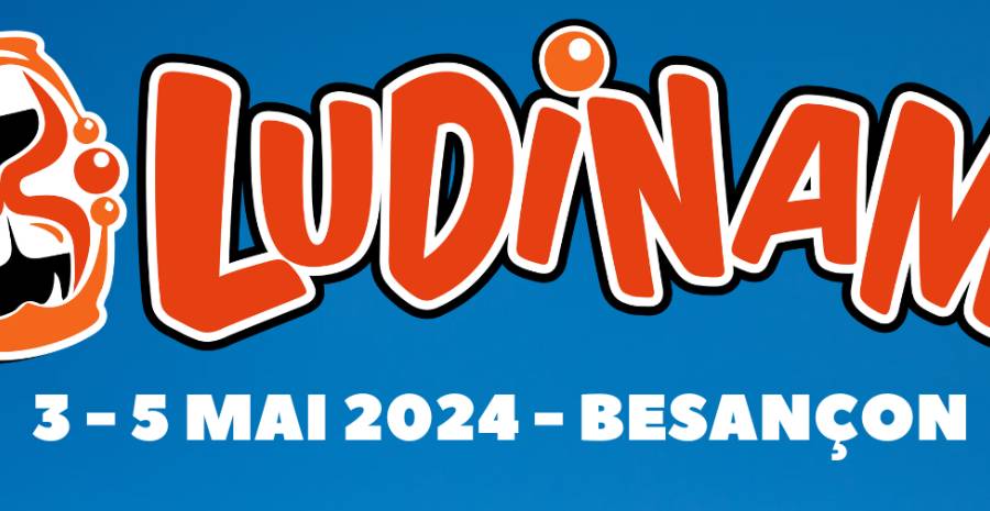 Affiche Ludinam 2024 - sixième édition du festival ludique