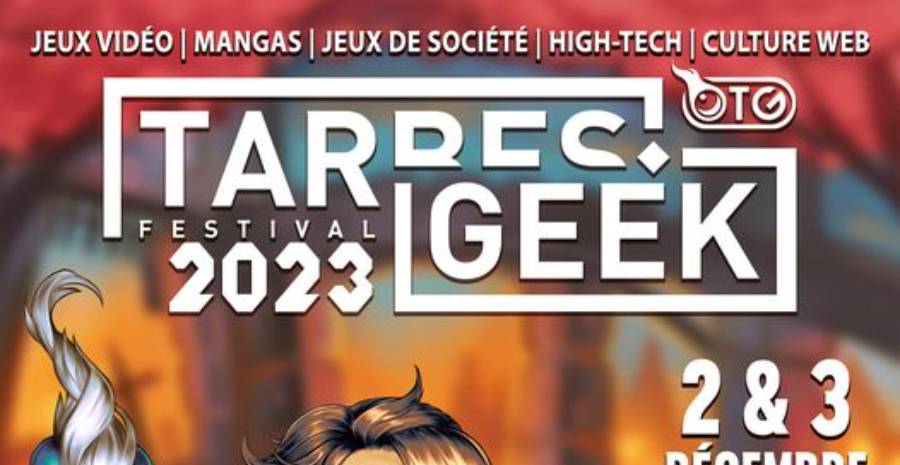 Affiche Tarbes Geek Festival 2023