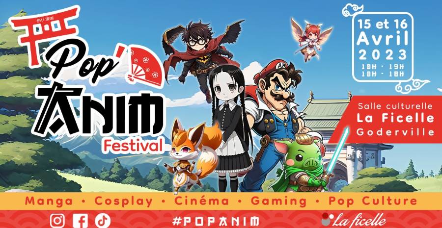 Affiche Pop'Anim Festival 2023