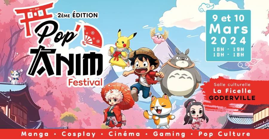 Affiche Pop'Anim Festival 2024